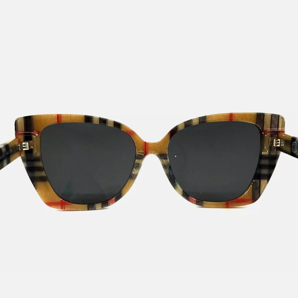 Burberry Sunglasses Vintage Check Frames w/ Dark Grey Lenses - Picture 7 of 7